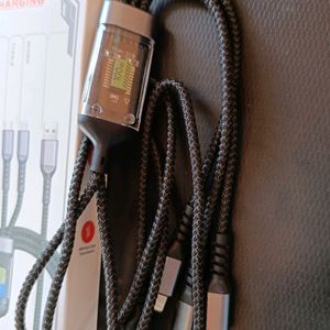 100W Ultra Fast Charging Cable 3in1