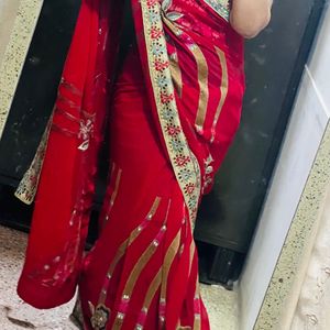 Heavy Saree With Blouse-2