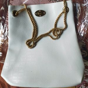 White Clutch Women Sling Bag