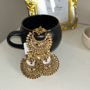 Earrings With Mangtika