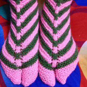 New Unused Handmade Woolen Socks