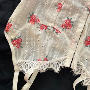 URBANIC WHITE AESTHETIC CORSET