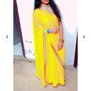 Yellow Saree