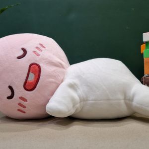 Kakao Friends Apeach Sleeping Pillow Plush Doll