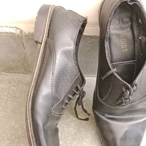 Attitudist Black Formal Shoes