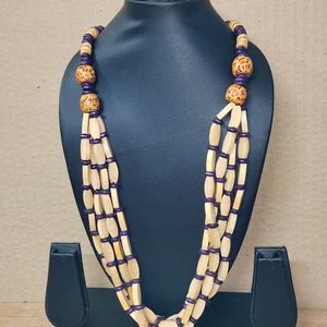 New Festive Bamboo & Wooden Bead Jewellery Piece