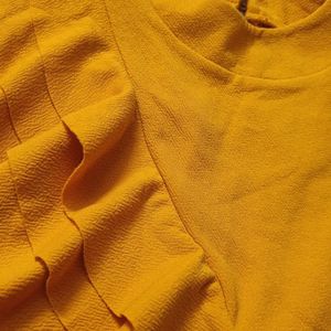 Mustard partywear top