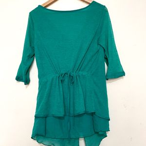 2In1 Green Top + Cardigan