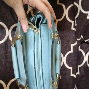 Pastel Blue Hand Bag