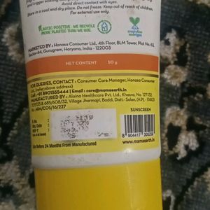 Mamaearth Vitamin C Sunscreen