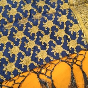 Navy Blue Dupatta