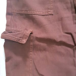 Beautiful Brown Cargo Pants 26 Waist Size