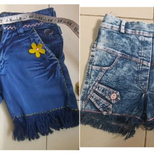 Girl Denim Shorts