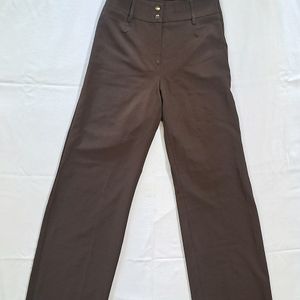 Dark Brown Straight Pants