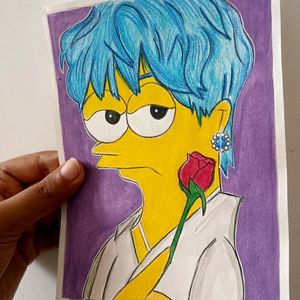 BTS Taehyung Simpsons Art ✨