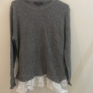 Grey Sweatshirt Top