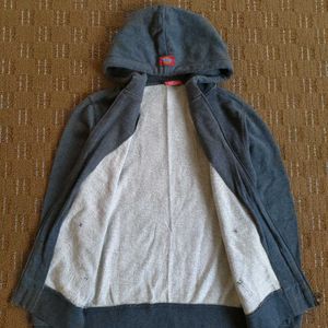 DICKIES HOODED ZIPPER UPPER GREY