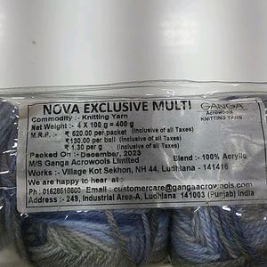 Nova Multi Yarn New With Tag