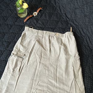 A Light Grey Skirt Rarely Used