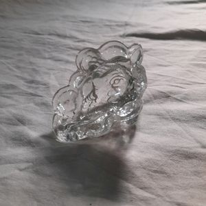 Feng Shui Crystal Glass Money Frog 🐸 Home Decor