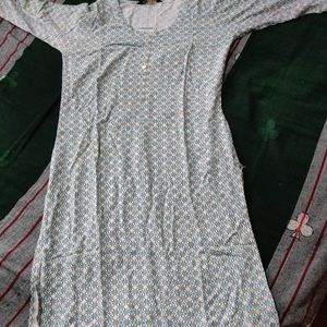 Blue Printed Kurti