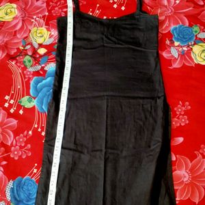 Black Sleeveless Kurti