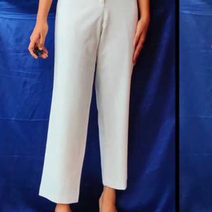 White Formal Pants