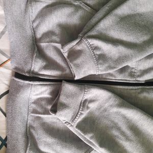 Grey Zipper Hoodie