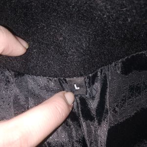 Flawed Black Jacket For Donation