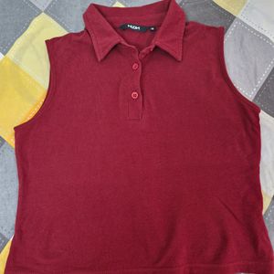 Crop Polo T-shirt