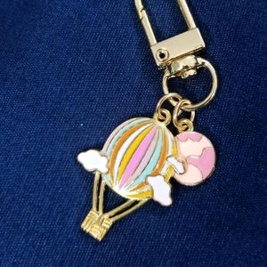 Hot Air Balloon Keychain