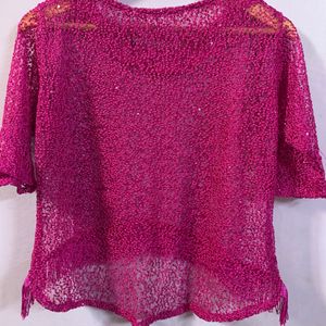 Net Top Pink