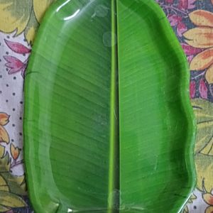 Green Small Banana Leaf Plate