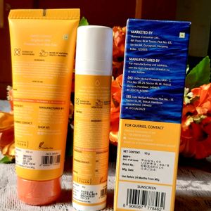 Combo Of Aqualogica Glow Sunscreen & Facewash