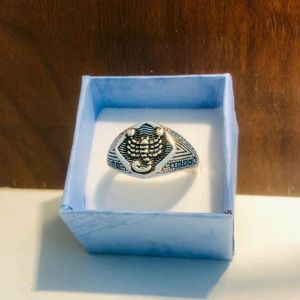 Crabs Sign Ring Pure Silver