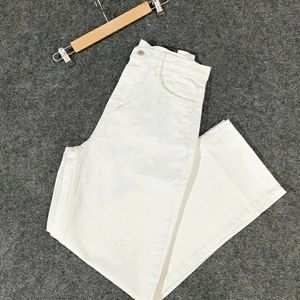 White High Waisted Jeans For Girlsss