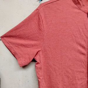 Campus Sutra Men Pink Cotton Shirt.