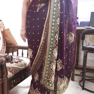 Heavy Partywear Saree