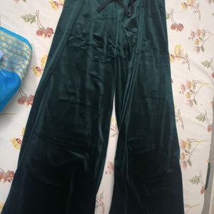 Emerald Green Velvet Pants NEW