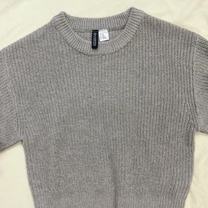 Crop Knitted Pullover