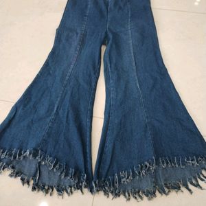 Denim Palazzo Pants For Women & Girls