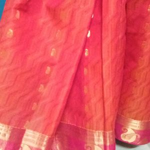 Rust Colour New Saree