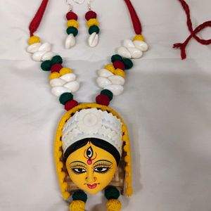 Beautiful Durga Face Jewelry Set