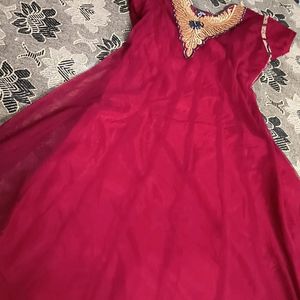 Net Anarkali Top Used Once