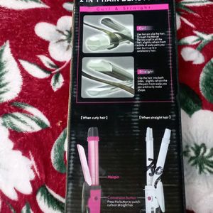 2 In 1 Hair Straightner And Curler