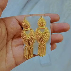 Golden Gold Style Earings