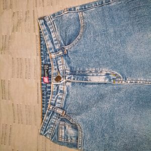 Blue Straight Fit Denim