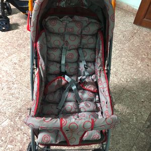 Babyhug Cosy Cosmo Stroller - Red