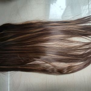 Natural Look Golden Highlight Hair Extensions