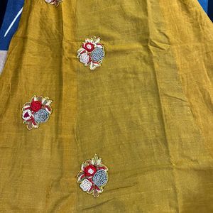 Mustard Kurta For Women